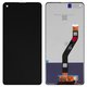 LCD compatible with Samsung A215 Galaxy A21, (black, without frame, original (change glass) )