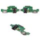 Flat Cable compatible with Tecno Spark 4, (headphone connector, charge connector, with microphone, Copy, charging board)