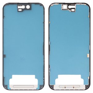 LCD Binding Frame compatible with iPhone 16, black, Original PRC  