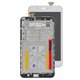 Pantalla LCD puede usarse con Asus FonePad 7 ME375, blanco, con marco