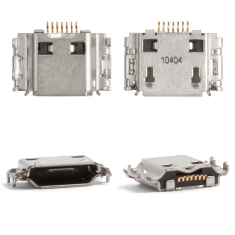 Conector de carga puede usarse con Samsung S5830 Galaxy Ace, 7 pin, micro USB tipo B
