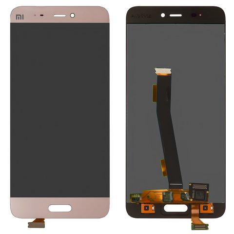 Pantalla LCD puede usarse con Xiaomi Mi 5, rosado, dorado, sin marco, Original PRC