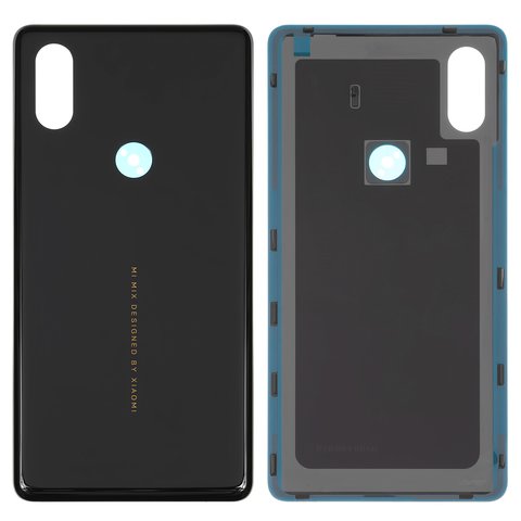 Panel trasero de carcasa puede usarse con Xiaomi Mi Mix 2S, negra, M1803D5XA