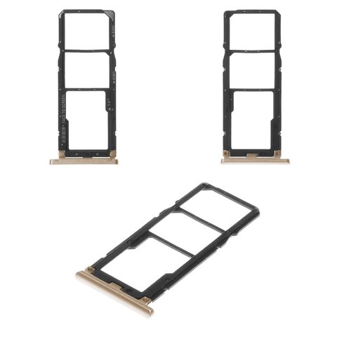 Sujetador de tarjeta SIM puede usarse con Xiaomi Redmi S2, dorado, M1803E6G, M1803E6H, M1803E6I