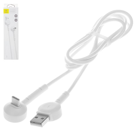 Cable de carga Baseus Maruko Video, USB tipo A, USB tipo C, 100 cm, 2.1 A, blanco, #CATQX 02