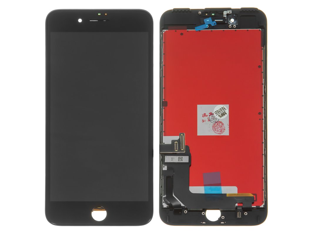 Pantalla LCD puede usarse con Apple iPhone 7 Plus, negro, con marco, HC -  GsmServer