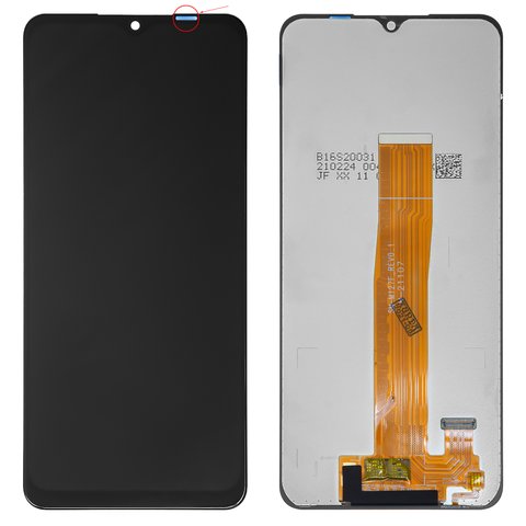 Pantalla LCD puede usarse con Samsung M127 Galaxy M12, negro, sin marco, Original PRC , SM M127F_REV0.1