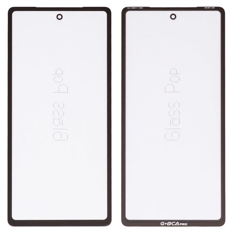 Vidrio de carcasa G+OCA PRO puede usarse con Google Pixel 7a, con película OCA, negro