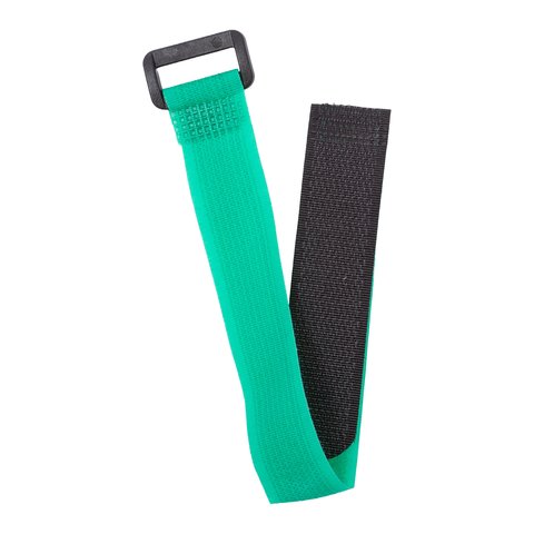 Cinta de velcro para cable, verde, 20 mm, 30 cm, cinta velcro