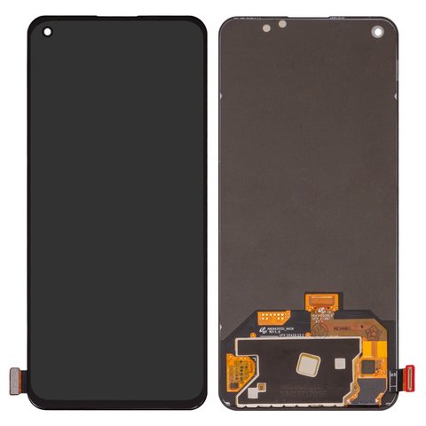 Pantalla LCD puede usarse con Realme GT 5G, GT Master; OnePlus Nord 2 5G, Nord 2T, Nord CE 5G; Oppo Reno5 4G, Reno5 5G, Reno6, negro, sin marco, Original PRC , CPH2159, PEGM00, PEGT00, CPH2145, AMS643YE01 REV 5.9