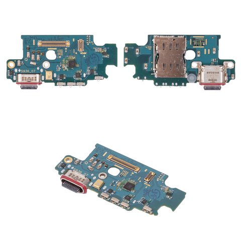 Cable flex puede usarse con Samsung S936 Galaxy S25 Plus, del conector de carga, con componentes, Original PRC , placa del cargador