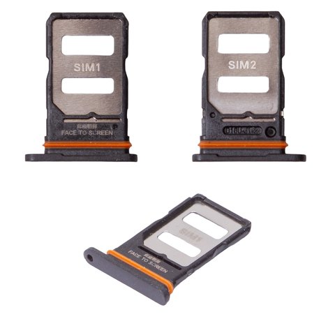 Sujetador de tarjeta SIM puede usarse con Xiaomi Redmi Note 14 Pro Plus 5G, negro, midnight black