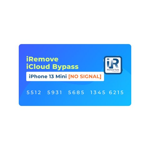 iRemove iCloud Bypass para iPhone 13 Mini [NO SIGNAL]