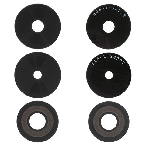 Vidrio de cámara puede usarse con Tecno Spark 20C BG7 , Spark Go 2024  BG6 , negro, sin marco, juego de 3 uds.