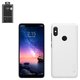 Чехол Nillkin Super Frosted Shield для Xiaomi Redmi Note 6 Pro, белый, с подставкой, матовый, пластик, M1806E7TG, M1806E7TH, M1806E7TI, #6902048167315