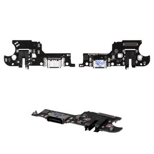 Шлейф для Realme C25Y, конектора навушників, конектора зарядки, з мікрофоном, плата зарядки