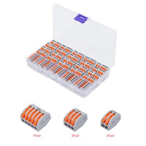 Клема швидкого монтажу PCT 212 PCT 213 PCT 215, сіра, 50 шт, в боксі