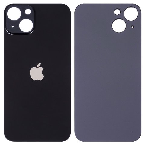 Задняя панель корпуса для iPhone 13, черная, не нужно снимать стекло камеры, Original PRC , big hole