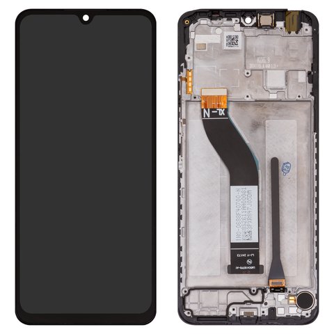 Дисплей для Xiaomi Poco C75, Redmi 14C 4G, Redmi 14C 5G, Redmi A4, чорний, з рамкою, Box , 2411DRN47C, 2409BRN2CA, 2409BRN2CG, 2409BRN2CY