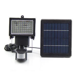 Вуличний LED прожектор SL-60 (з сонячною панеллю, з сенсором руху, 600 лм, 7,4 В, 2000 мАг) Вуличний LED прожектор SL-60 (з сонячною панеллю, з сенсором руху, 600 лм, 7,4 В, 2000 мАг)