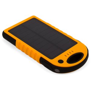 Зарядний пристрій на сонячних батареях 12000 мАг (2×USB, IP65, помаранчевий) Зарядний пристрій на сонячних батареях 12000 мАг (2×USB, IP65, помаранчевий)