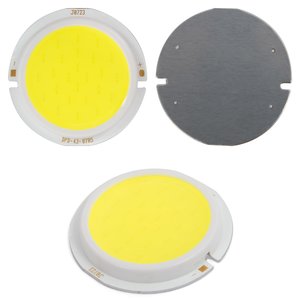 COB LED Chip 7 W (cold white, 450 lm, 43 mm, 300 mA, 15-17 V) COB LED Chip 7 W (cold white, 450 lm, 43 mm, 300 mA, 15-17 V)