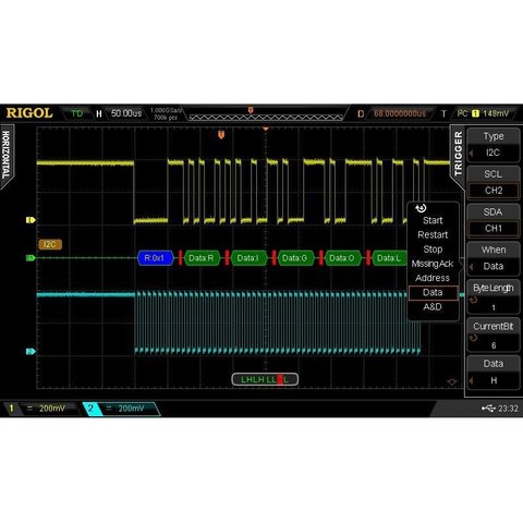 Комплект программных расширений RIGOL BND MSO DS2000A